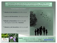 CALENDARIO CONSTELACIÓNS 4º TRIMESTRE 2025
