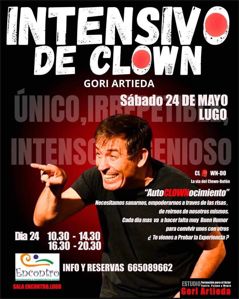 INTENSIVO DE CLOWN CON GORI ARTIEDA 24 DE MAYO
