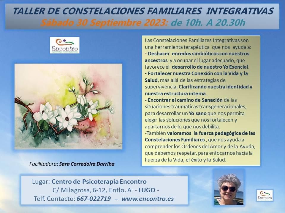 OBRADOIRO DE CONSTELACIÓNS FAMILIARES O 30 DE SETEMBRO